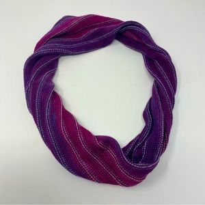 Purple and Maroon Head Wrap / Infinity Scarf